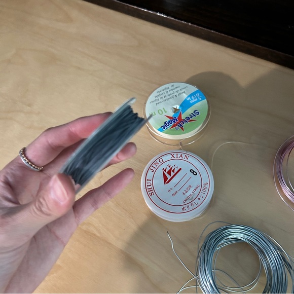 jewelry wires and strings 
most are gently/barely used
for jewelry and such - Picture 4 of 9